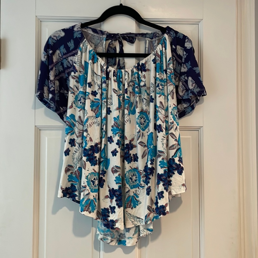 Free People Baha Babe Cold Shoulder Top